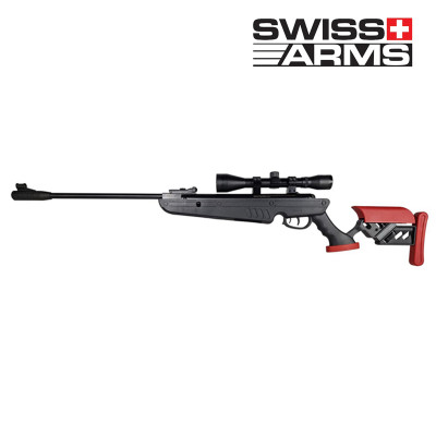 Carabine Swiss Arms TG-1 Green nitro piston 20 joules cal. 4.5 mm + lunette  4x40