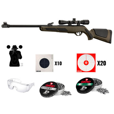 Pack Shadow DX Green Storm Gamo cal 4.5mm 19.9 joules lunette 4x32wr